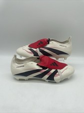 Adidas Predator League FT FG Football Boots Mens Black Red UK 12 EU 47 1/3 New