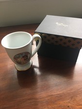 Art Deco Lady with Roses  Cup - Gold Trim - Clinton Cards