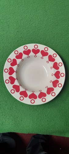 Jersey pottery heart charm - jersey,