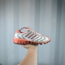 UK 6.5  - adidas Megaride White Pink Womens 00s Shoes Vintage Y2K 2005 807081