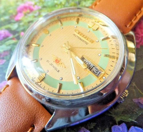 Citizen green gold - green/gold, 36mm
