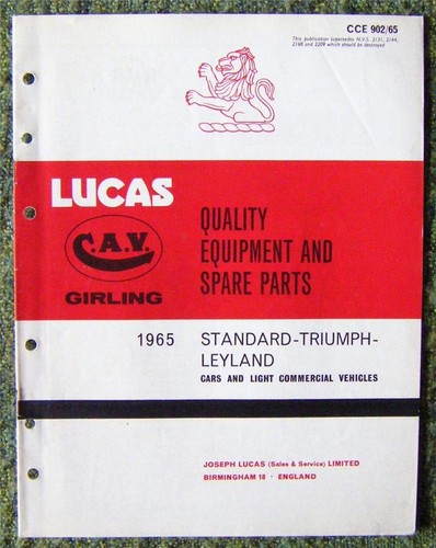 Lucas cav girling standard - /,
