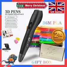 UnicornGlasgow 3D Printing Pen Kids Bundle PLA Filament Printer Drawing Kid Gift