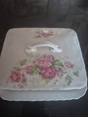 Butter dish with - butter, lid