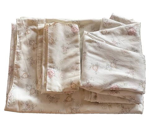 Vintage floral tablecloths - vintage,