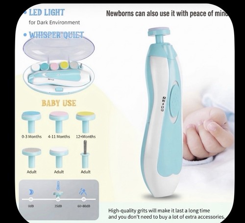 Electric nail file trimmer - nail,