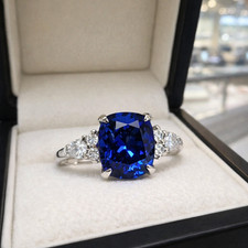 4.50 Ct Cushion Cut Natural