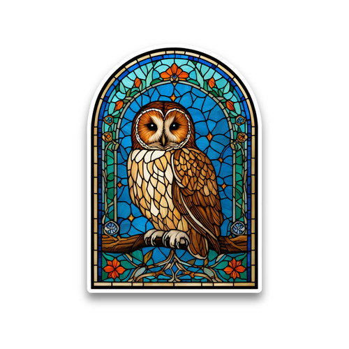 Tawny owl faux - tawny,