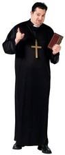 ADULT PRIEST ROBE CASSOCK WITH