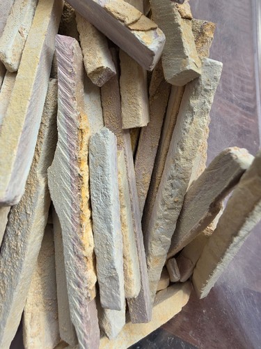 Natural slate chalk - slate, pencils
