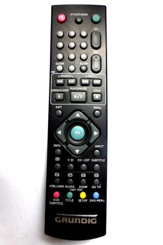 Grundig dvd combi - grundig, remote
