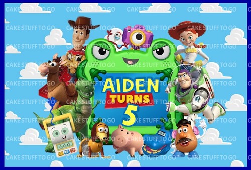 Toy story edible cake topper - story,
