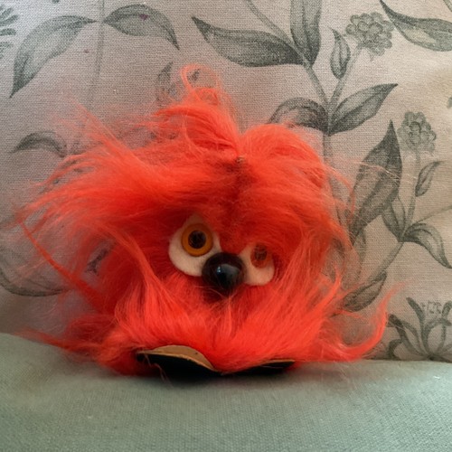 Vintage glook orange - orange, fur