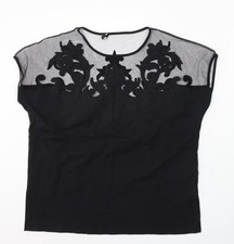 Womens UK Size 6 Leo Guy Black