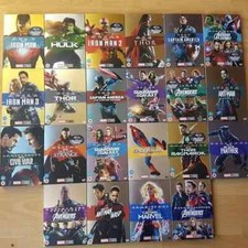 Various Marvel DVD Blu Ray with Collectible Sleeve - Slipcase Avengers FREE POST
