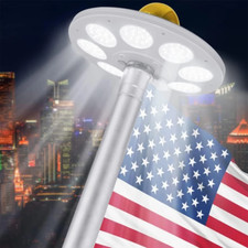 Solar Flagpole LED Light
