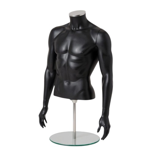 Headless black male torso - male,