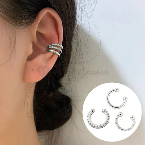 Minimalist silver ear - minimalist,