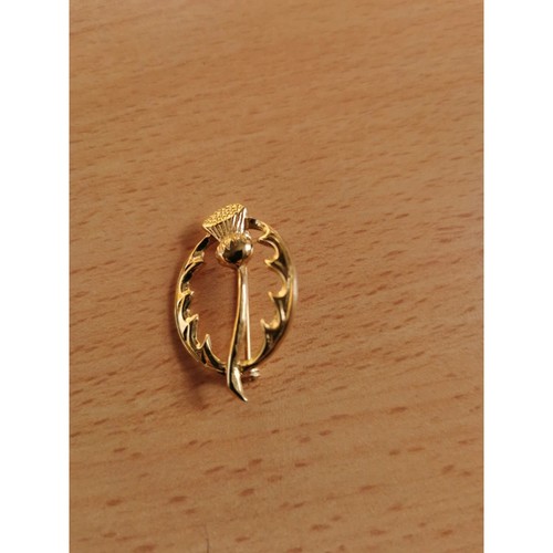 Gold tone vintage - , scottish