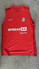 Actual Jobe Bellingham Sunderland Training Vest Genuine Nike Top Spread Ex