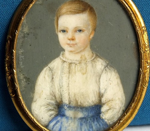 Antique georgian portrait - georgian,