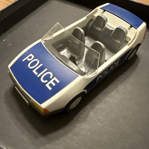 Vintage playmobil police - vintage, car