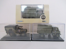 Model trucks, Oxford 1/76 scale, military vehicles.