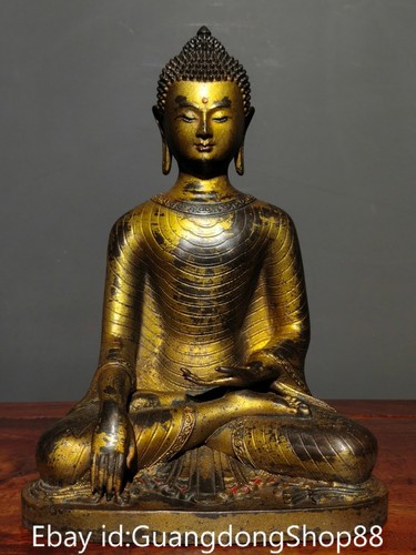 Old china bronze - old, gilt