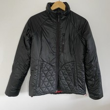 Musto UK 10 Puffer Jacket Women Black Slim Fit Tailored Primaloft Quilted Coat