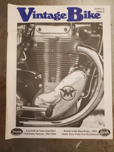 Vintage bike magazine triumph - bike,