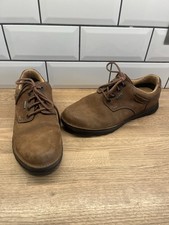 Men’s Clarks Active Air Tan Brown Suede Active Air Lace Up Shoes UK 8 G