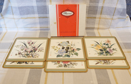 Vintage pimpernel square - vintage,