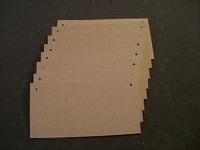 10) 8” x 4” Wooden 3mm MDF