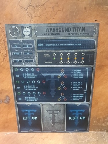Adeptus titanicus warhound - adeptus,