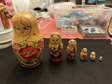 Authentic Made In USSR Russian Nesting Dolls 