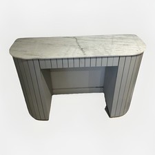 Next Valencia Mango Wood Dressing Table W Storage & Marble Top