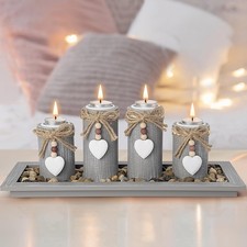 Candle Holder Set 4 with