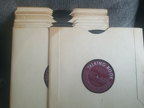 Talking book for blind 12 - book, 12"