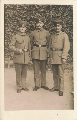 Wwi german soldiers rppc - german,