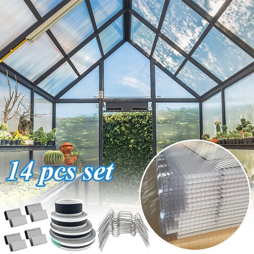 Clear polycarbonate greenhouse - clear,