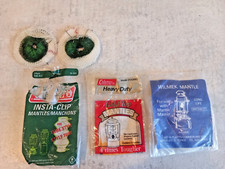 Job Lot Coleman Insta-Clip Tube Mantles Northstar ? & 2 Others. Gas Lamp Lantern