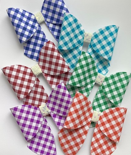 School gingham sailor bow - school,