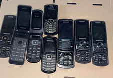 Retro Samsung Slider Phones Lot - SGH-U600 J700i A107 E1080 GT-E1170i C3560 x8