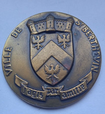 FRENCH FIREMAN MEDAL / MEDAILLE SAPEURS POMPIERS SAINT BERTHEVIN