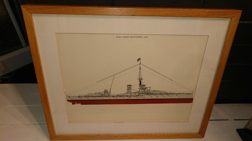 Framed hms orion - framed, dreadnought