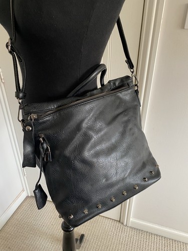 Vintage faux leather black