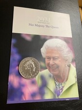 2021 £5 Five pound Coin The Queens 95th Birthday Royal Mint BUNC uncirculated