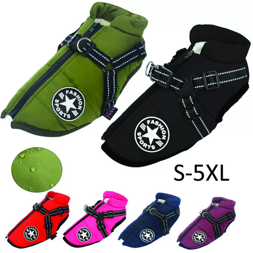 Dog coat waterproof with - dog,