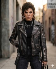 Women's Brando Studded