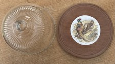 Cake Plate / Cheese Board With